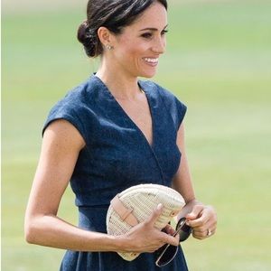 J Crew Rattan Clutch - Loved by Megan Markel